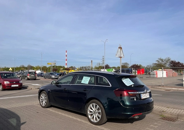 Opel Insignia cena 47000 przebieg: 128700, rok produkcji 2016 z Gliwice małe 106